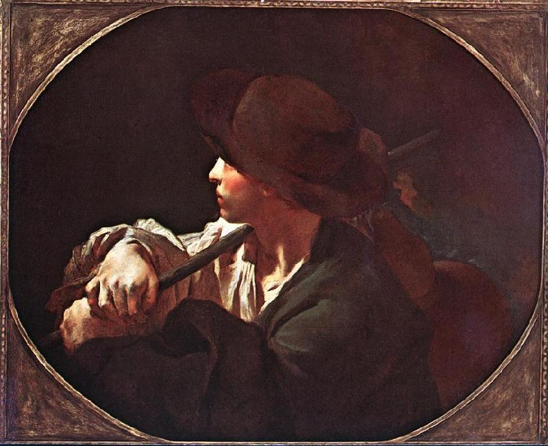 PIAZZETTA, Giovanni Battista Shepherd Boy ag